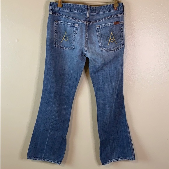 7 for all man kind Denim jeans sz 29x27 - Picture 4 of 6